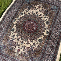 Burgundy Prayer Rug 80x120cm Modal Woven Antique Floral Floor Carpet for Home Wholesale Suppliers