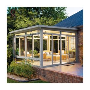 Rising OEM Jardín de alta calidad Decoración al aire libre Contemporáneo Independiente Aleación de aluminio Sunroom House Glass con el mejor precio - Product Image 4