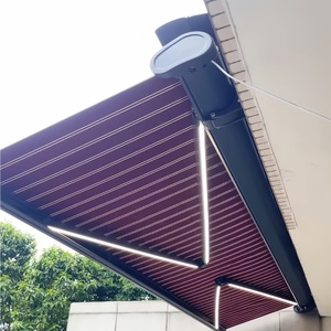 Mécanisme mural Toit ouvrant motorisé électrique Patio extérieur Toit d'<span class=keywords><strong>ombrage</strong></span> rétractable Auvent de porte - Product Image 5