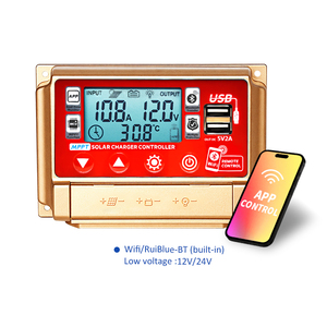 Điện áp rộng wifi thông minh điều khiển năng lượng mặt trời bảng điều khiển sạc điều khiển 0V bắt đầu sửa chữa pin tự động công nhận 12v24v36v48v60v - Product Image 4