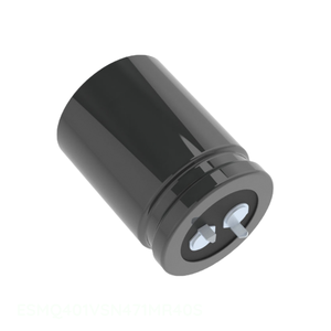 ตัวเก็บประจุแบบ Through Hole ยี่ห้อ Manufacturer Channel รุ่น CAP ALUM 470UF 20% 400V SNAP TH ความจุ 470 ไมโครฟารัด รุ่น ESMQ401VSN471MR40S - Product Image 1