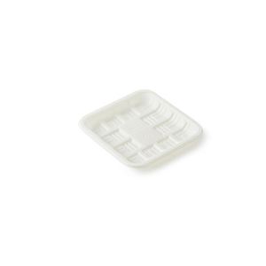 Plato de Cena Ecológico, Resistente, Desechable, Biodegradable y Compostable, Hecho de Almidón de Maíz, para Camping, 20.3x20.3cm - Product Image 3