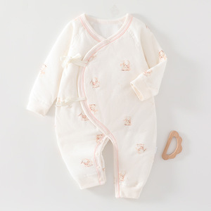 Mono de Algodón Suave y Delgado de 60g para Recién Nacidos, Diseño de Mariposa, Sin Costuras, de Algodón Puro, Cómodo, con Logotipo Personalizado - Product Image 3