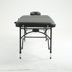 Table de massage portable professionnelle, en cuir PU, pliable, hauteur réglable, cadre en aluminium, pour salon de beauté et usage domestique - Product Image 3