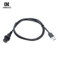Cable USB 3.0 Tipo-C de 1m, Impermeable, con Cubierta de PVC, Conductor de Cobre Estañado y Blindaje Trenzado, de Fábrica China