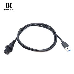 <span class=keywords><strong>C</strong></span>âble <span class=keywords><strong>USB</strong></span> 3.0 Type-<span class=keywords><strong>C</strong></span> 3.0 étanche de 1 m, fabriqué en Chine, gaine en PVC, conducteur en cuivre étamé, blindage tressé, pour scanner d'ordinateur - Product Image 1