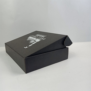 Custom Printing LOGO Black Corrugated <strong>Paper</strong> Garment Clothing Gift Packaging Box Mailer <strong>Boxes</strong> for <strong>Small</strong> Business - Product Image 4