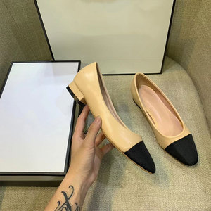 Escarpins Xinzirain personnalisés pour femme à bout capuchonné en cuir premium, talon carré, slingback et talon <span class=keywords><strong>ouvert</strong></span> - Product Image 4