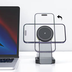 Greatyt pengisi daya nirkabel 3 dalam 1, dudukan pengisi daya nirkabel untuk jam tangan earphone dan ponsel dapat dilipat - Product Image 2