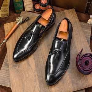 Customized Casual Comfortable Flat <b>Heel</b> Pointed-toe Business Formal Men's Leather Shoes - Product Image 5