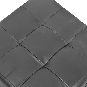 Modern Industrial Leather Ottoman Bench with <b>Storage</b> Durable Wooden Legs Multifunction Footrest for Home Office Bedroom - Product Image 3