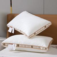Oreiller de lit de style hôtel Hilton de haute qualité, réglable en hauteur, en polyester, 48*74cm