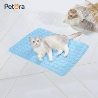 Tapis rafraîchissant pour animaux de compagnie Petora, luxueux, écologique, confortable, respirant, pour l'été, pour chats et chiens