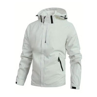 Veste imperméable de montagne personnalisée pour hommes Veste à capuche softshell imperméable pour l'extérieur Running Hiking Veste de pluie pour hommes