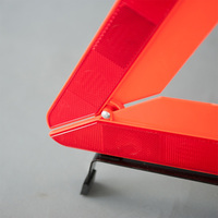 Kit d'urgence routier : Triangle de signalisation réfléchissant pliable et portable pour panne de voiture et stationnement