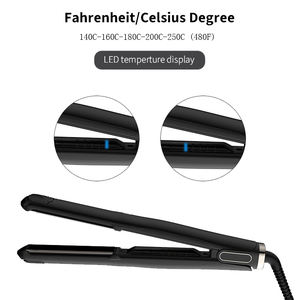 <span class=keywords><strong>Plancha</strong></span> de pelo plana iónica de titanio <span class=keywords><strong>Eap</strong></span>, <span class=keywords><strong>plancha</strong></span> plana de espejo térmico con revestimiento de cerámica para RV, Hotel, uso al aire libre en francés - Product Image 3