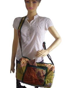 Lowellcraft Geometric Pattern Jute Handled Medium <b>Beach</b> Shoulder <b>Bag</b> - Product Image 1