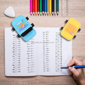 Tampons roulants <span class=keywords><strong>math</strong></span>ématiques portables pour enfants 2 <span class=keywords><strong>en</strong></span> 1 Tampon <span class=keywords><strong>math</strong></span>ématique Addition et soustraction Tampons de pratique dans les 100 Jouet d'apprentissage à double tête - Product Image 3