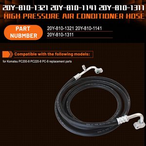 20Y ท่อปรับอากาศ1321 810 20Y 1311สำหรับ PC200 Komatsu 8 PC220 8 PC270อะไหล่ระบบ HVAC ท่อ HVAC - Product Image 3