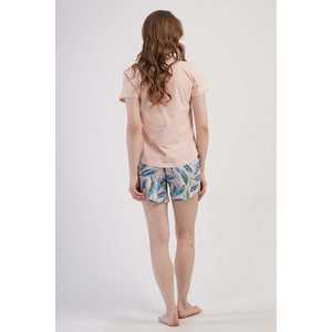 Veste ovale à manches courtes et col rond pour femme - Product Image 1