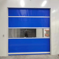 Porte rapide à enroulement en PVC imperméable de qualité industrielle, best-seller, pour entrée