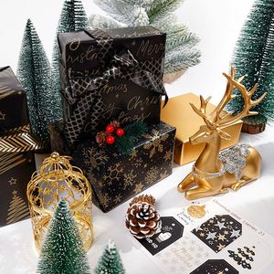 Wholesale 80g <b>Christmas</b> Art <b>Paper</b> 43*300cm Gift <b>Luxury</b> Custom Packaging <b>Wrapping</b> <b>Paper</b> Roll - Product Image 1