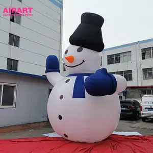 Blow Up Inflable Navidad Snow man Yard Decoraciones con luces LED giratorias