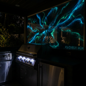 Collection de pods de barbecue professionnels modernes et robustes pour l'extérieur, cuisine modulaire en acier inoxydable avec réfrigérateur intégré et barbecue à gaz - Product Image 2