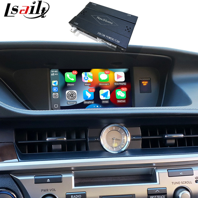 Lsailt Wireless CarPlay/Android Auto Interface for Lexus ES ES250 ES350 ES300 RX LX... CarPlay Adapter Included Google Map