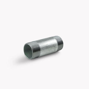 Niple de Acero Galvanizado Recto de Buen Precio, Rosca Macho NPT de 4 Pulgadas, Resistente a la Corrosión para Suministro de Agua en Plomería - Product Image 1