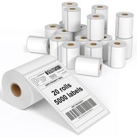 Papel Autoadhesivo Térmico Directo para Etiquetas de Envío Personalizadas y Códigos de Barras Promocionales de Alta Calidad