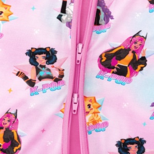 Ropa de Bebé con Estampado de Estrellas K-Pop de Miozing, Ropa de Bebé Recién Nacido para Niñ<span class=keywords><strong>a</strong></span>, Tela de Bambú Elástica, Pedido Pequeño - Product Image 4