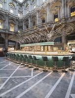 Comptoir de bar de restaurant de luxe, design personnalisé pour hôtel, mobilier de restaurant à vendre