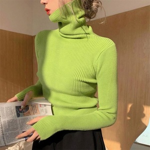 <span class=keywords><strong>Pull</strong></span> tricoté à col montant pour <span class=keywords><strong>femme</strong></span>, manches longues, coupe ajustée, collection hiver 2026 – Qualité supérieure, vente en gros - Product Image 2