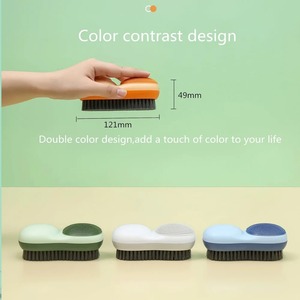 Cepillo Quitamanchas para Ropa, Cepillo de Doble Cara con Cerdas Suaves de Silicona, Cepillo Doméstico para Lavandería de Doble Uso - Product Image 5