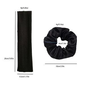 Bandeau de yoga et de fitness décontracté haut de gamme avec logo personnalisable et ensemble d'élastiques à <span class=keywords><strong>cheveux</strong></span> de couleur unie, adapté aux hommes et aux femmes pour un usage quotidien - Product Image 2