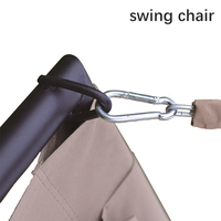 Chaise hamac suspendue en métal pour le jardin et l'extérieur Chaises balançoires de jardin pour le patio