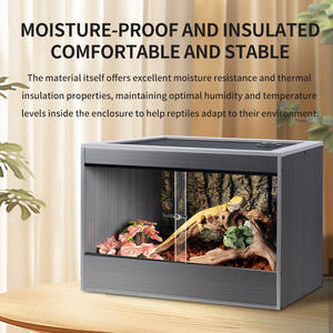 Reptizoo Custom ize Hochwertige Reptilien <span class=keywords><strong>Vivarium</strong></span> 120 Gallonen 4 X2X2 Reptilien gehäuse PVC gestapelt - Product Image 4