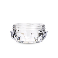 3g 5g 7g 10g Pot en plastique à pigments pour fard à paupières unique Pots de poudre de couleur personnalisée avec couvercles blancs