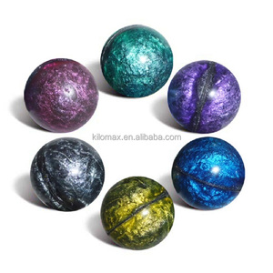 49mm rosa perlescente elastico brillante palla giocattolo solida alta elasticizzata palla di gomma sintetica butano gioco di sport all'aperto per bambini - Product Image 1