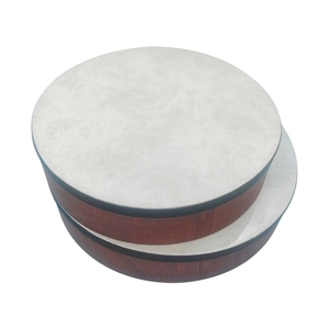 Wholesale Vintage Brown Wooden Frame Hand <b>Drum</b> Single Side Orff Percussion Instrument For Kids - Product Image 1