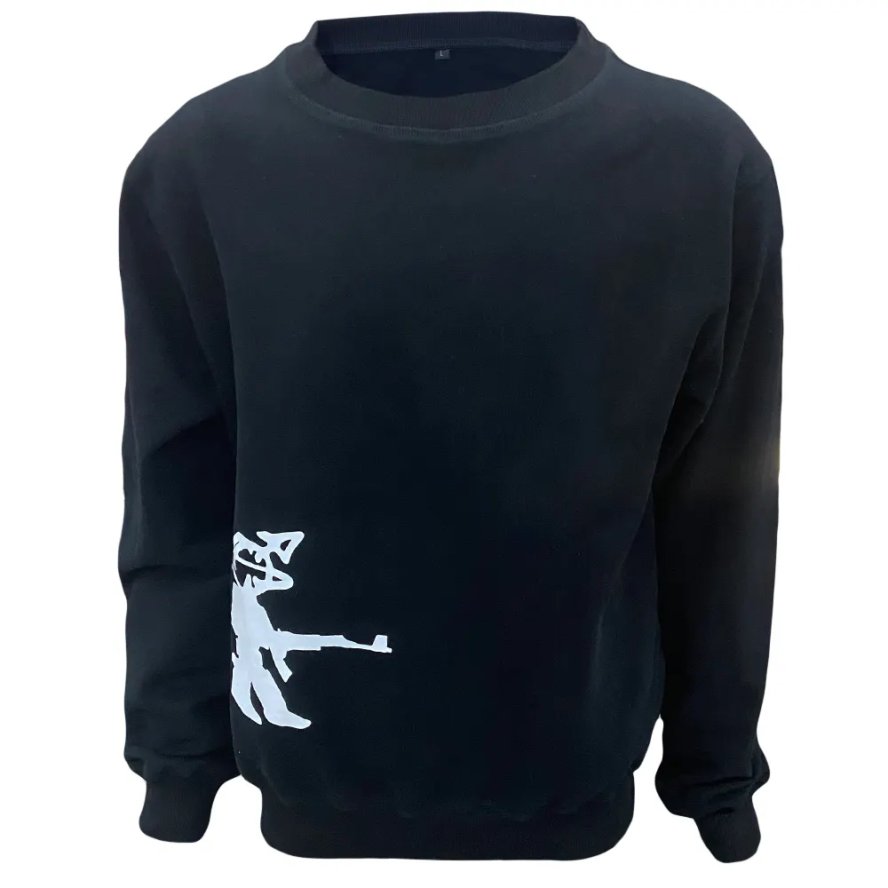 Oem Custom 100% Katoen Oversized Vlakte Franse Badstof Trui Gedrukt Logo Zwaargewicht Crewneck Sweatshirt Voor Mannen