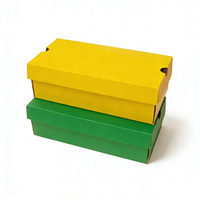 Boîte à chaussures de luxe en carton gaufré imperméable, auto-érectible, avec logo personnalisé, emballage cadeau, vente en gros