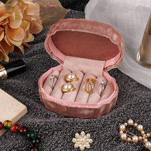 Xinsheng Premium Velvet Large-capacity Multi-slot <b>Ring</b> <b>Storage</b> Box, Can Hold a Large Number of Earrings and <b>Rings</b> - Product Image 3