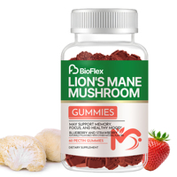 Gummies aux champignons Chaga et Reishi en gros sous marque privée, supplément de gummies aux champignons Lion's Mane
