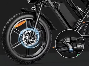 US Stock OBX Bike 20inch Fat Tire Dirt Bike 48V 15ah Removable Battery Brushless High Speed Motor G60 G60 Aluminum <b>Frame</b> P - Product Image 5