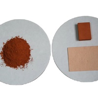Pigment d'oxyde de fer d'usine chinoise pour le béton et le ciment Orange