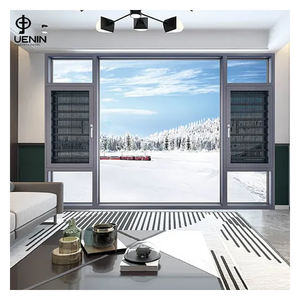 Fenêtre pivotante en aluminium à double vitrage de style moderne résistant aux ouragans et au vent pour une utilisation à domicile - Product Image 3