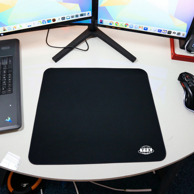 Soft Poron PU Material Super Light Saturn Gaming Mouse Mat Fine Overlocking Edge No logo Computer Valorant Gaming Mouse Pads