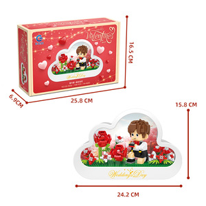 Gq3006 ngày lễ tình nhân hoàng tử nhỏ tạo dáng khối đồ chơi - Product Image 6